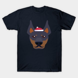 Funny Doberman Pinscher Dog Christmas 2020 Dog Lover Christmas T-Shirt